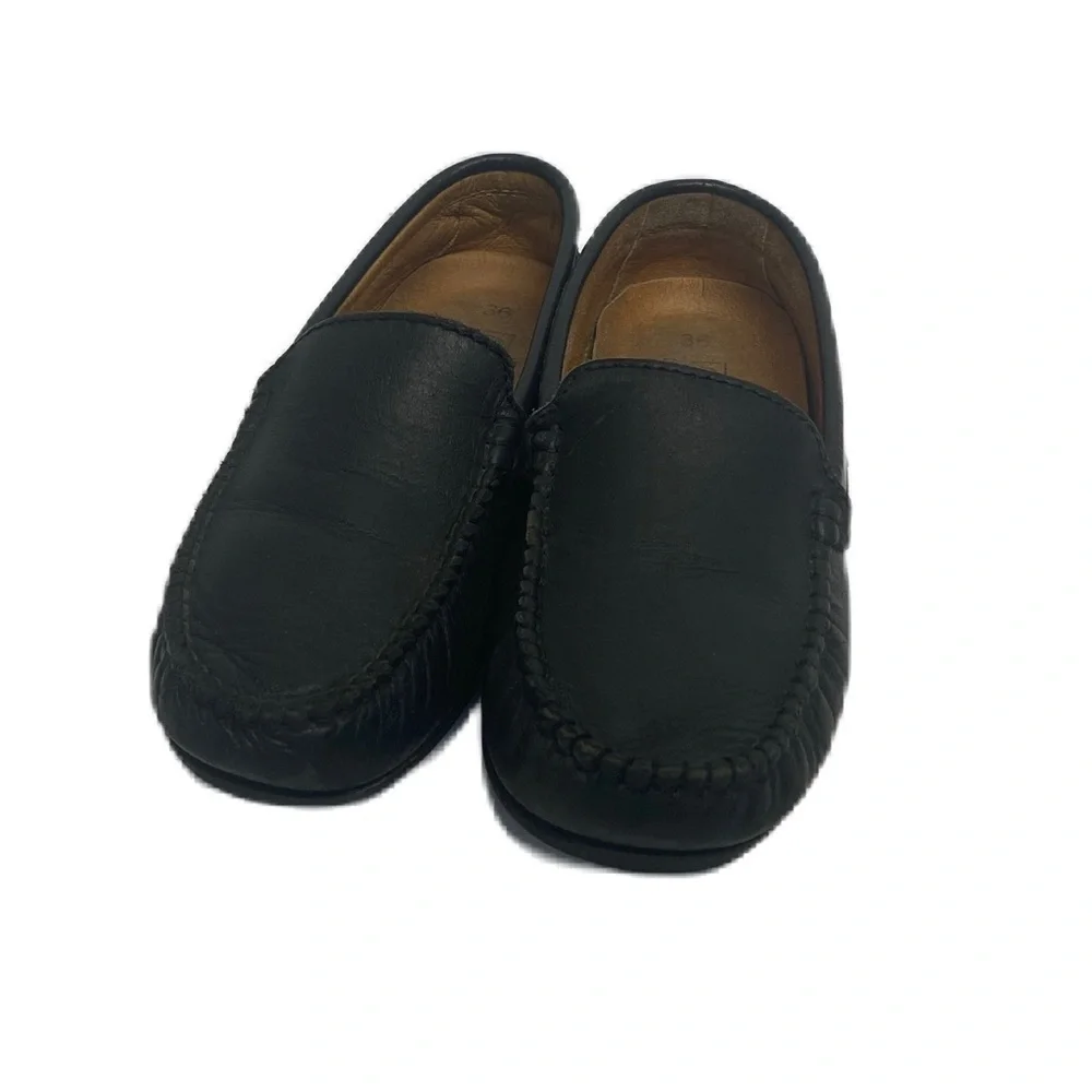 Atlanta Moccasin kids black Penny Loafers size 4.5